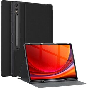 Case For Galaxy Tab S9 Ultra 2023 / S8 Ultra 2022 With S Pen Holder black